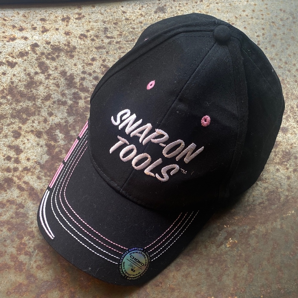 Snap-On Tools Ladies Black & Pink  VelcroBack BallCap by CHOKO Authentics